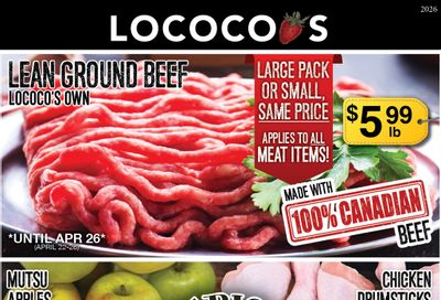 Lococo's Flyer April 22 to 26