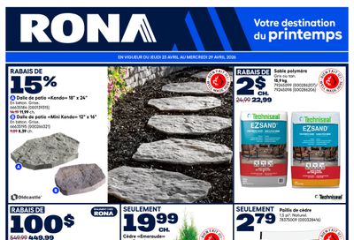 Rona & Rona+ (QC) Flyer April 23 to 29