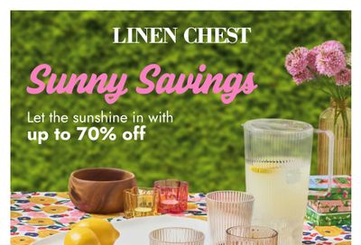 Linen Chest Flyer April 22 to May 24