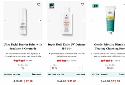 Kiehl’s Canada Earth Month Event Sale + Offers: Hot Deals up to 50% off + More
