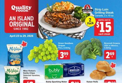 Quality Foods Flyer April 23 to 29