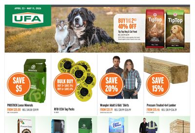 UFA Co-operative Limited Flyer April 23 to May 11