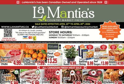 LaMantia's Flyer April 23 to 29
