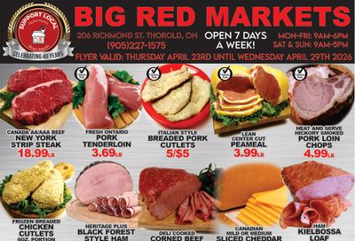 Big Red Markets Flyer April 23 to 29