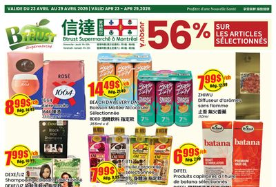 Btrust Supermarket (Montreal) Flyer April 23 to 29