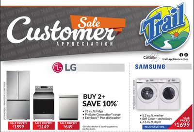 Trail Appliances (AB & SK) Flyer April 23 to 26