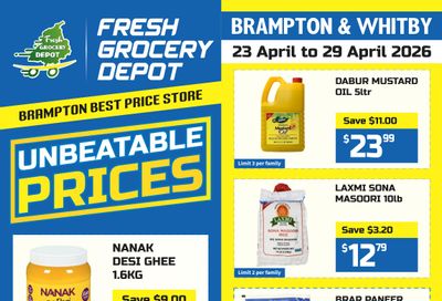 Fresh Grocery Depot Flyer April 23 to 29