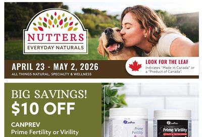 Nutters Everyday Naturals Flyer April 23 to May 2