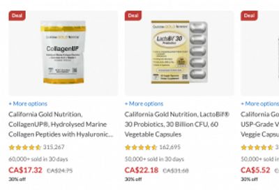 iHerb Canada: Deals up to 65% off + Buy One Get One 50% off Sunscreen + More