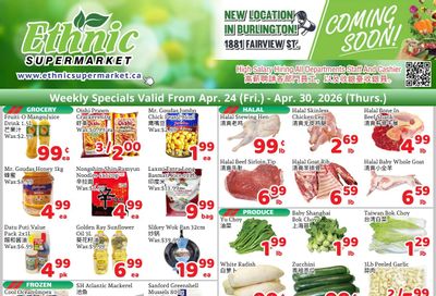 Ethnic Supermarket (Milton) Flyer April 24 to 30