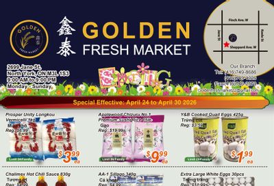 Golden Fresh Market Flyer April 24 to 30