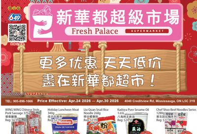 Fresh Palace Supermarket Flyer April 24 to 30