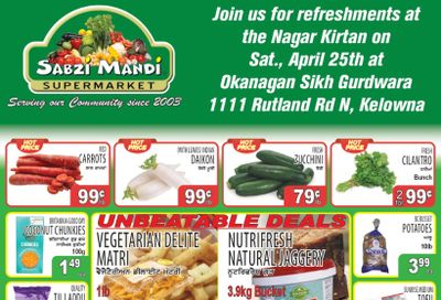 Sabzi Mandi Supermarket (Kelowna) Flyer April 24 to 29