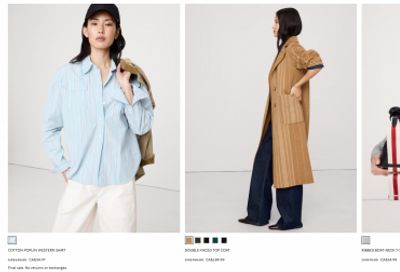 Banana Republic Canada Mother’s Day Sale: 30% off Regular Prices Styles + up to 40% off Sale