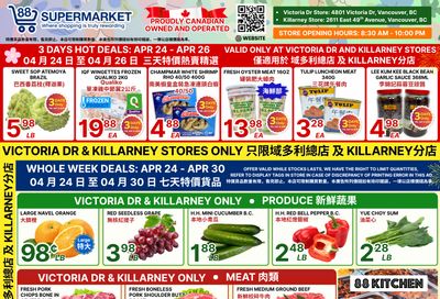 88 Supermarket Flyer April 24 to 30