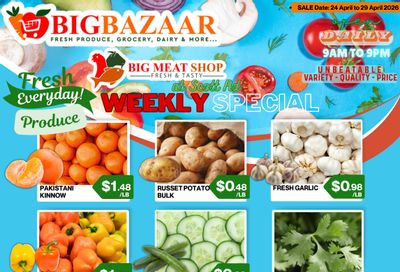 Big Bazaar Canada Flyer April 24 to 29