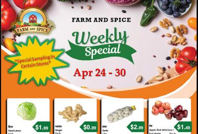 Farm And Spice Grocers Flyer April 24 to 30
