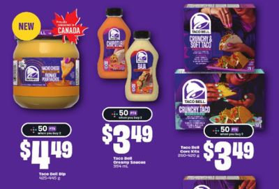 Real Canadian Superstore and No Frills: Free Taco Bell Sauce with Freshco Price Match & Loadable Offer