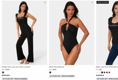 Bebe Canada: 30% off Select Styles + Promo Code + Sale up to 65% off