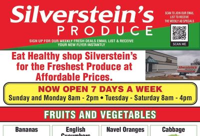 Silverstein's Produce Flyer April 28 to May 4