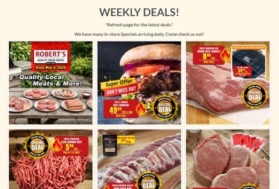 Robert's Quality Fresh Meats Flyer April 27 to May 4