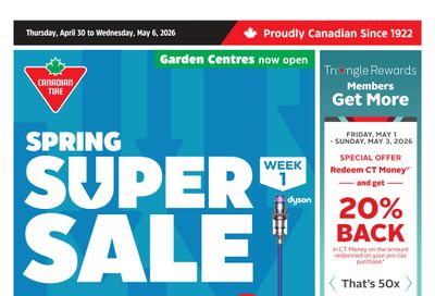 Canadian Tire (Atlantic) Flyer April 30 to May 6