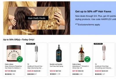 Sephora Canada Daily Deals: Get up to 50% off Hair Faves + More