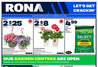 Rona & Rona+ (BC) Flyer April 30 to May 6