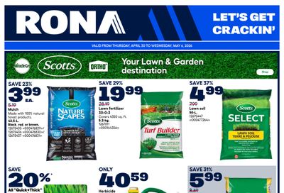 Rona & Rona+ (Atlantic) Flyer April 30 to May 6