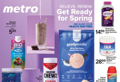 Metro (ON) Pharmacy Flyer April 30 to May 13