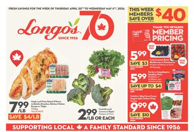 Longo's Flyer April 30 to May 6