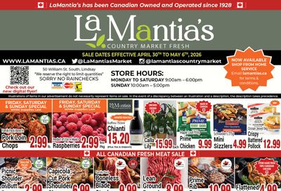 LaMantia's Flyer April 30 to May 6