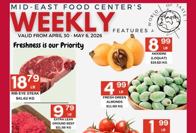 Mid-East Food Centre Flyer April 30 to May 6