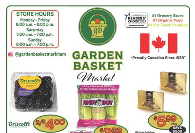 The Garden Basket Flyer April 30 to May 6