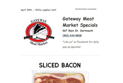 Gateway Meat Market Flyer April 30 to May 6