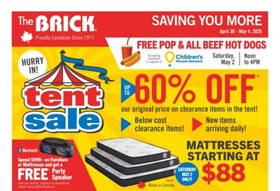 The Brick Flyer April 30 to May 14
