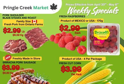 Pringle Creek Market Flyer April 30 to May 6