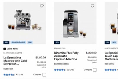 De’Longhi Canada Mother’s Day Sale: Save up to 33% on Select Machines