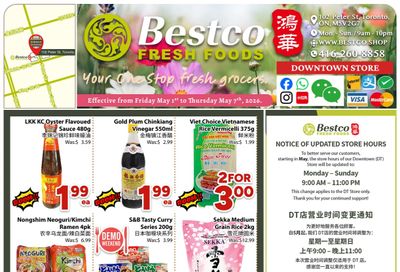 BestCo Food Mart (Downtown Toronto) Flyer May 1 to 7