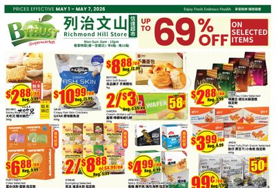 Btrust Supermarket (Richmond Hill) Flyer May 1 to 7