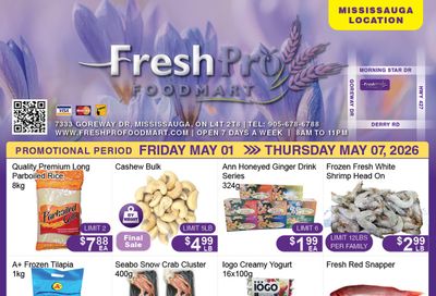 FreshPro Foodmart (Mississauga) Flyer May 1 to 7