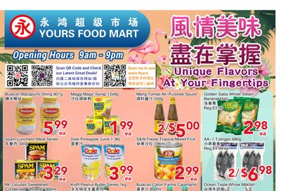 Yours Food Mart Flyer May 1 to 7