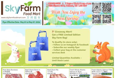 SkyFarm Food Mart Flyer May 1 to 7