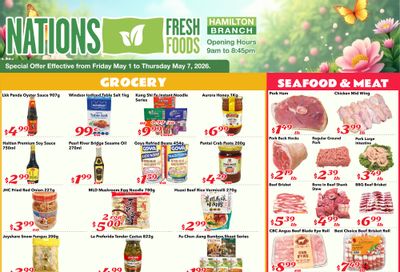 Nations Fresh Foods (Hamilton) Flyer May 1 to 7