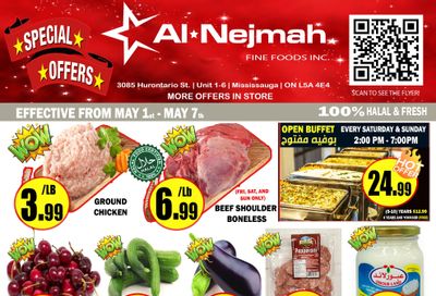 Alnejmah Fine Foods Inc. Flyer May 1 to 7