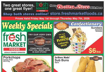 Fresh Market Foods Flyer May 1 to 7