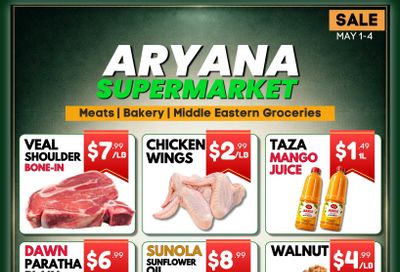 Aryana Supermarket Flyer May 1 to 4