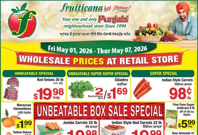 Fruiticana (Chestermere) Flyer May 1 to 7