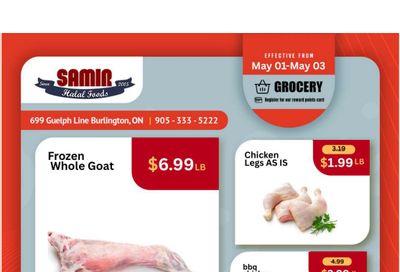 Samir Supermarket (Burlington) Flyer May 1 to 3