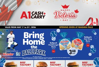 A-1 Cash and Carry Flyer May 1 to 31
